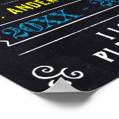 すごい男 |学校の初日または最終日 ポスター (角)