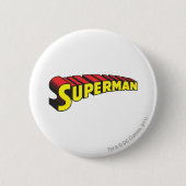 すごい男 |黄色の赤い文字のロゴ 缶バッジ (正面)