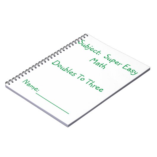 すごい簡単算数ノートブック ノートブック (左側)