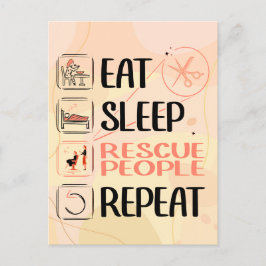 「すごい美容師/美容師」ヘアサロンギフト ポストカード