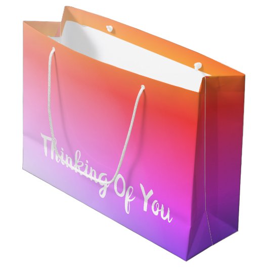 すごい考えかわいらしお前の ラージペーパーバッグ (正面アングル)