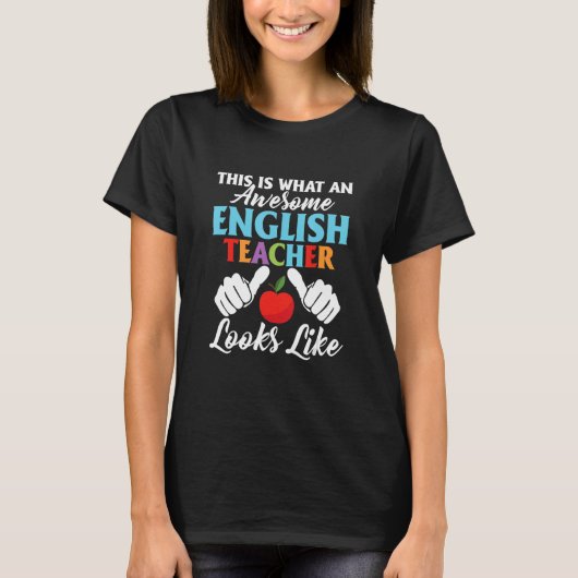 すごい英語教師ってこんな人！ Tシャツ (正面)