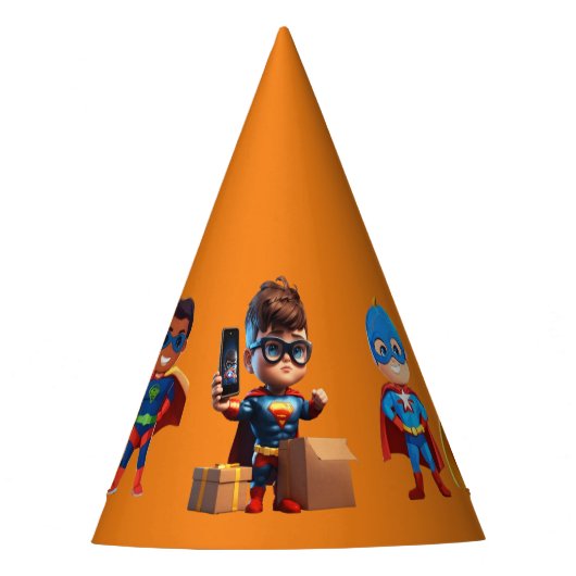 すごい英雄誕生日 パーティーハット (正面)