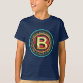 すごい英雄「B」の記章 Tシャツ (正面)