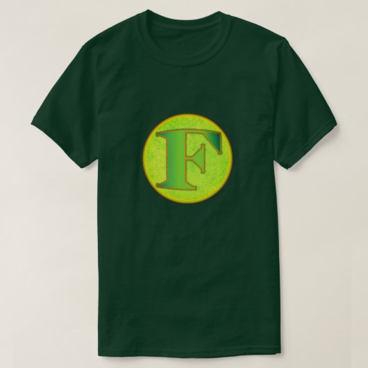 すごい英雄「F」のInsignia Tシャツ (デザイン正面)