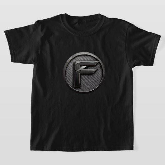 すごい英雄「F」のInsignia Tシャツ (レイダウン)
