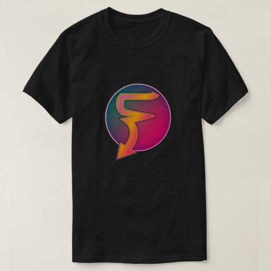すごい英雄「F」のInsignia Tシャツ (デザイン正面)
