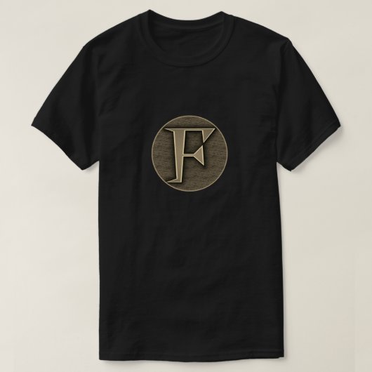 すごい英雄「F」のInsignia Tシャツ (デザイン正面)