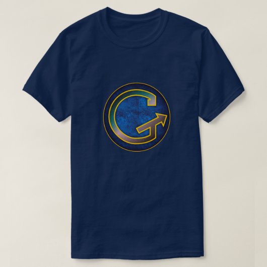 すごい英雄「G」のInsignia Tシャツ (デザイン正面)