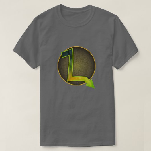 すごい英雄「L」のInsignia Tシャツ (デザイン正面)