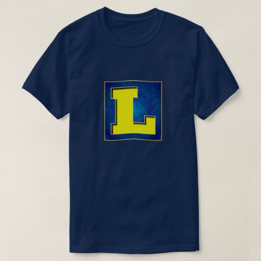すごい英雄「L」のInsignia Tシャツ (デザイン正面)