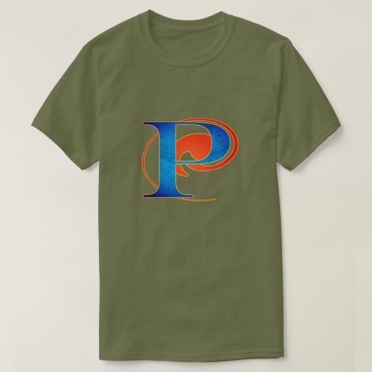 すごい英雄「P」Insignia Tシャツ (デザイン正面)