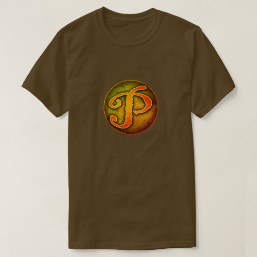すごい英雄「P」Insignia Tシャツ (デザイン正面)
