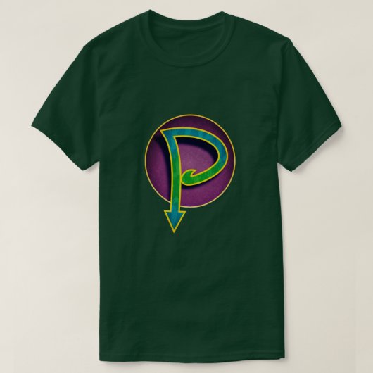 すごい英雄「P」Insignia Tシャツ (デザイン正面)