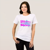 すごい誇りを持った野球の母 トライブレンドＴシャツ (正面全面)