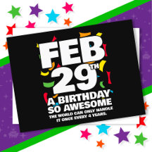 すごい誕生日 うるう日 うるう年 2月29日