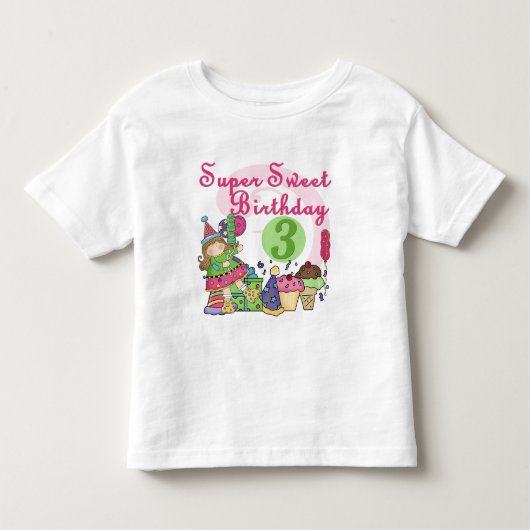 すごい誕生日Tシャツとギフトのお菓子 トドラーTシャツ (正面)