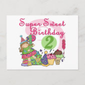 すごい誕生日Tシャツとギフトのお菓子 ポストカード (正面)