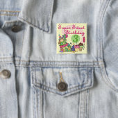 すごい誕生日Tシャツとギフトのお菓子 缶バッジ (インサイチュ)