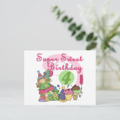 すごい誕生日Tシャツとギフト ポストカード (スタンド正面)