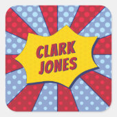 (すごい赤) スクエアシール (正面)