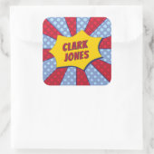 (すごい赤) スクエアシール (バッグ)