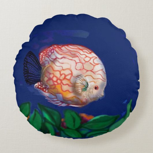 すごい魚 ラウンドクッション (正面)
