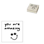 すごい！-ウッドアートスタンプ ラバースタンプ (押印)