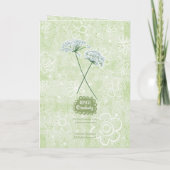 すごい！グリーンの花園の励まし カード (裏面)