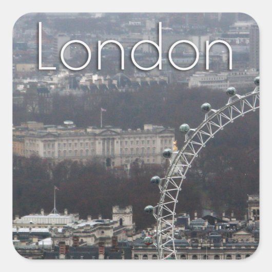 すごい！バッキンガムパレスミレニアムホイール スクエアシール (正面)