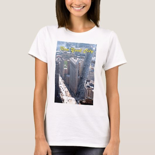 すごい!フラティロン建物ニューヨークシティ Tシャツ (正面)