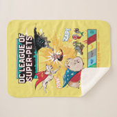 すごい – ペット:私たちはパックで、私たちは一緒に頑張る! シェルパブランケット (正面(横))