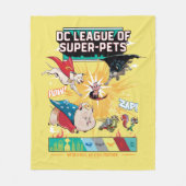 すごい – ペット:私たちはパックで、私たちは一緒に頑張る! フリースブランケット (正面)