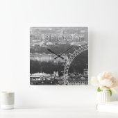 すごい!ミレニアムホイールロンドン スクエア壁時計 (ホーム)