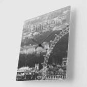 すごい!ミレニアムホイールロンドン スクエア壁時計 (傾斜)