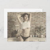 すごい!ランジェリーモデル写真はがき ポストカード (正面/裏面)