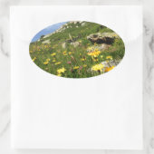 すごい！高山花 楕円形シール (バッグ)