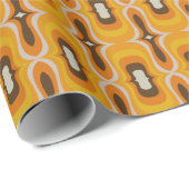 すごい 60s 70sレモダントロ版のギフトワー ラッピングペーパー (ロールコーナー)