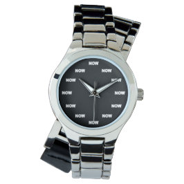 すごい「NOW」（黒い背景） #8 腕時計