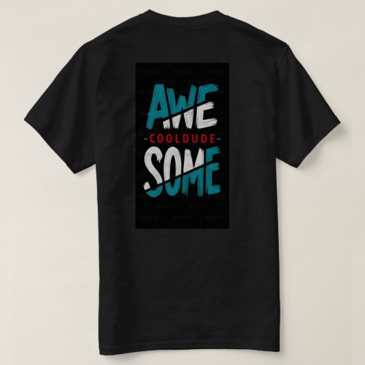 すごい Tシャツ (デザイン裏面)