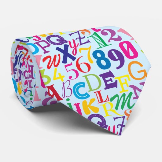 すごいABCと123 ネクタイ (ロール)