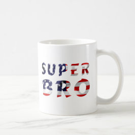 すごいBroとアメリカ国旗 コーヒーマグカップ