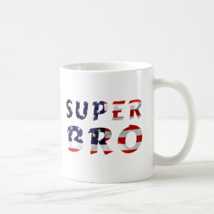 すごいBroとアメリカ国旗 コーヒーマグカップ