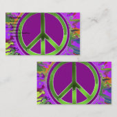 すごいGroovy Peaceサイン 名刺 (正面/裏面)