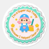 すごいKid – ク救済レンクアップステッカー ラウンドシール (正面)