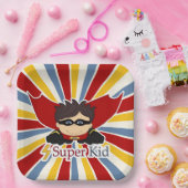 すごいKid Boy's Superheroをテーマにしたパーティー ペーパープレート (パーティー)