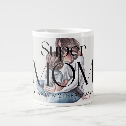 すごいMom Coffee Mug – ママー飲み物用品 ジャンボコーヒーマグカップ (正面)