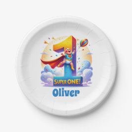 すごい'One' - [Name]の英雄的年 ペーパープレート