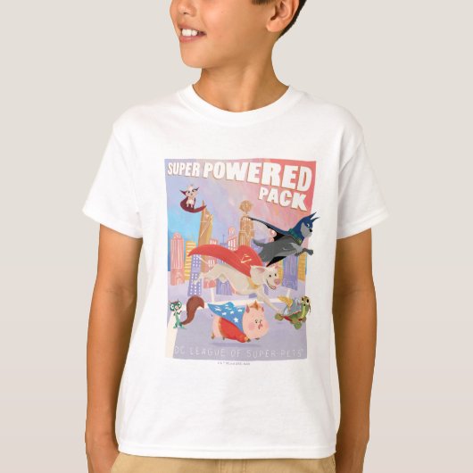 すごいPowered Pack Metropolisイラストレーション Tシャツ (正面)