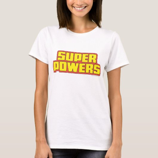 すごいPowers™ロゴ黄 Tシャツ (正面)